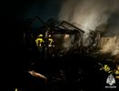 В Костромской области ночью сгорел гараж