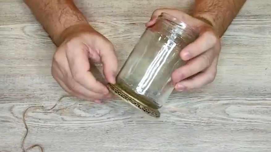 Главная картинка новости: Стеклянные банки больше никогда не выкидываю - делаю из них стильные светильники для дома: 30 минут - и никаких затрат