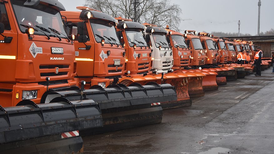 Главная картинка новости: Костромские дорожники перешли на зимний режим работы