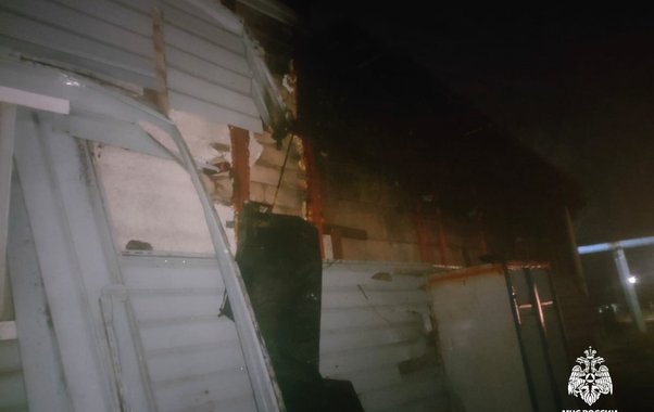 В Шарье загорелось административное здание из-за проблем с электропроводкой