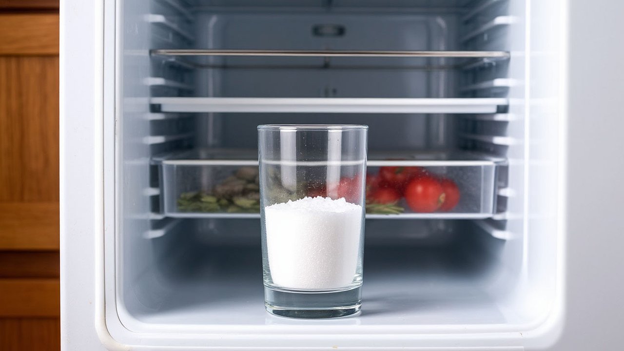 Главная картинка новости: Поставила стакан с солью в холодильник - и избавилась от большой проблемы: супер лайфхак для ленивых хозяек