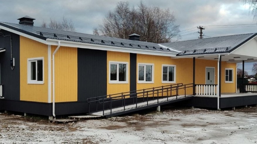 Главная картинка новости: В Костромской области завершается строительство нового Дома культуры в Харитоново