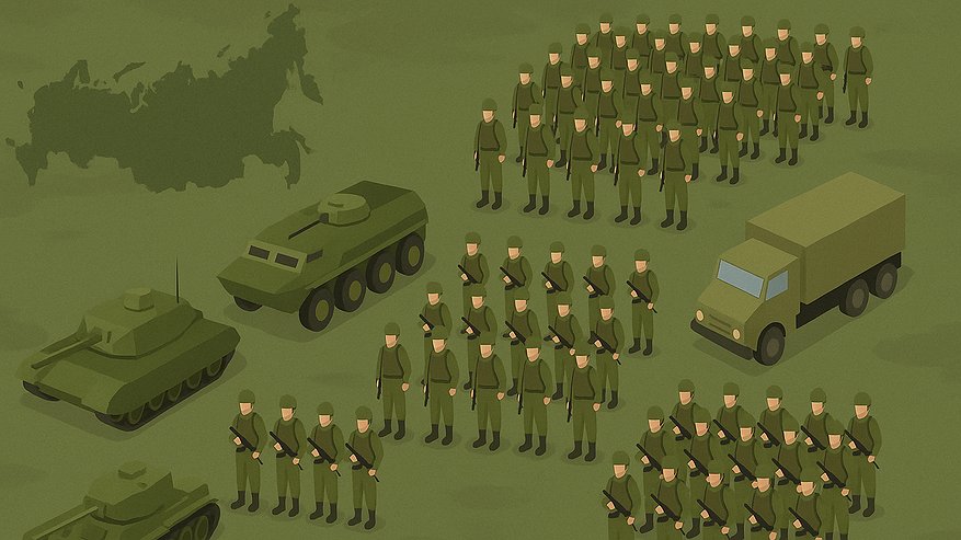 Главная картинка новости: Сколько человек во взводе, роте, полку и армии — объясняем на пальцах — на заметку всем