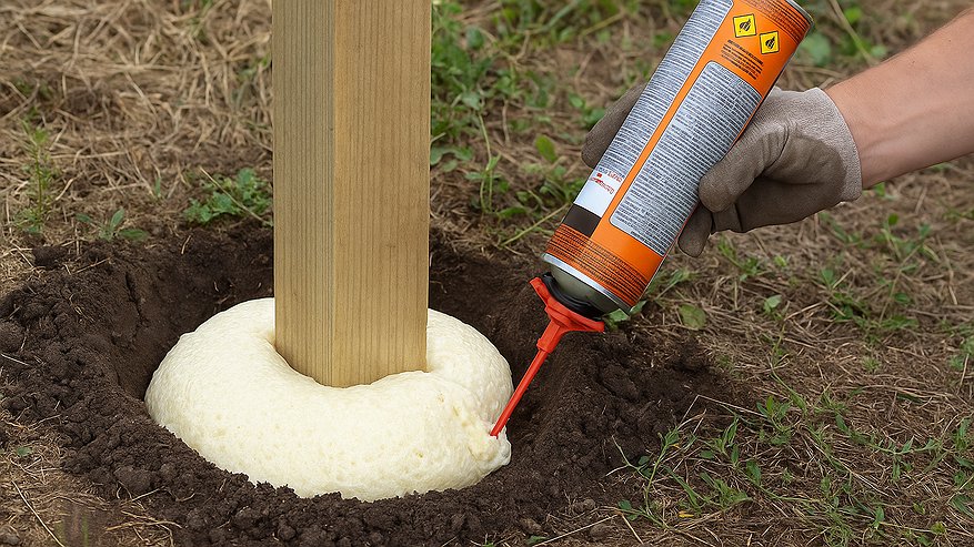 Главная картинка новости: Бетон больше не нужен: есть материал, который фиксирует столбы за 5 минут - лайфхак от опытных строителей