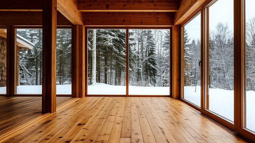 Главная картинка новости: Как в Норвегии придумали тёплый пол вообще без кабелей и труб: сделал такой в мастерской, даже при -42 ходим босые