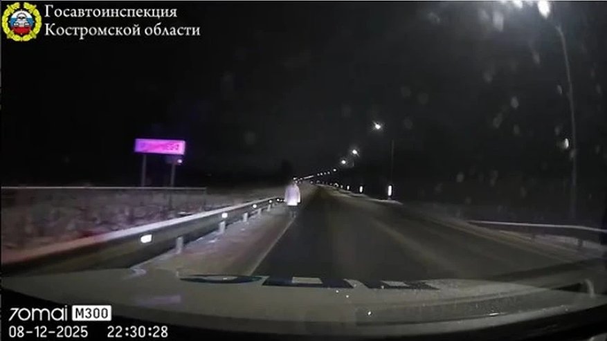 Главная картинка новости: Пенсионерка из Костромы хотела пройти пешком более 50 километров по ночной трассе