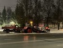 В Костроме ведут противогололедную обработку пешеходных зон