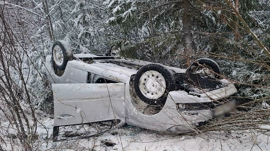Главная картинка новости: В Костромской области перевернулась "Лада Гранта": пострадал 75‑летний водитель