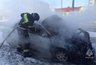 Миниатюра новости: В Чухломе Костромской области загорелся автомобиль