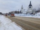 В Костромской области проводят уборку снега на дорогах