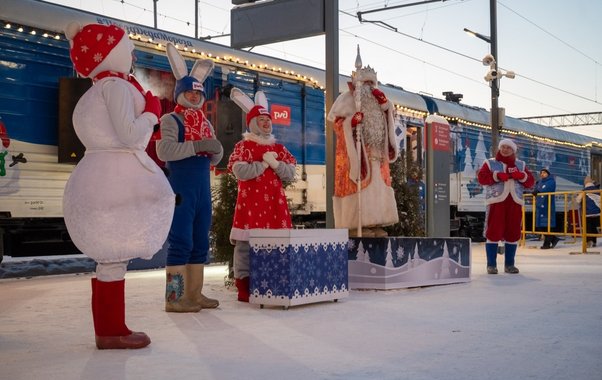 Поезд Деда Мороза прибудет в Кострому накануне Нового года (0+)