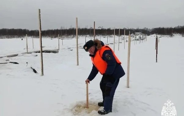 В Костромской области открылась первая ледовая переправа