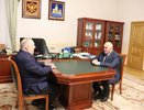 Губернатор Костромской области встретился с Генерал-полковником Владимиром Шамановым