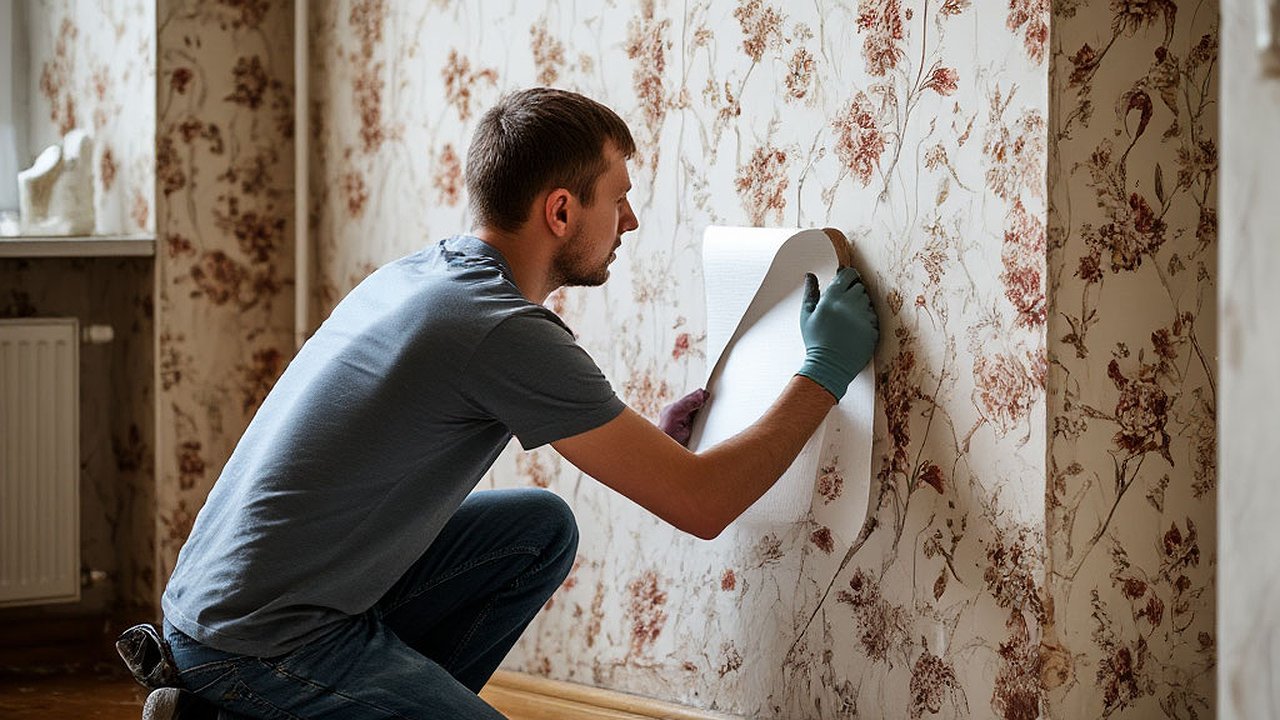 Главная картинка новости: Что правильно делать первым: клеить обои или натягивать потолок - запомните раз и навсегда