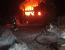 В Костромской области огонь полностью уничтожил садовый дом