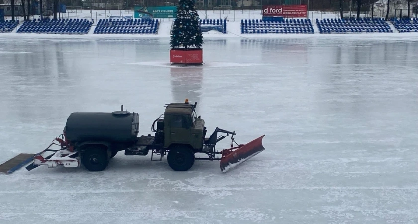 В Костроме на стадионе "Динамо" открыли каток