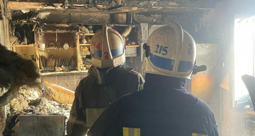 В Костромском районе днем в страшном пожаре погибла женщина