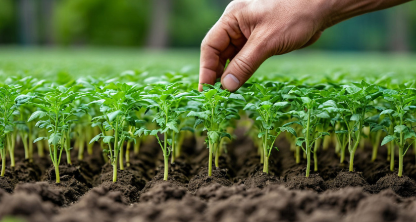 Крошу 1 таблетку в лунку — и томаты плодоносят ударно все лето: на болезни времени не тратят - растут здоровыми и мощными