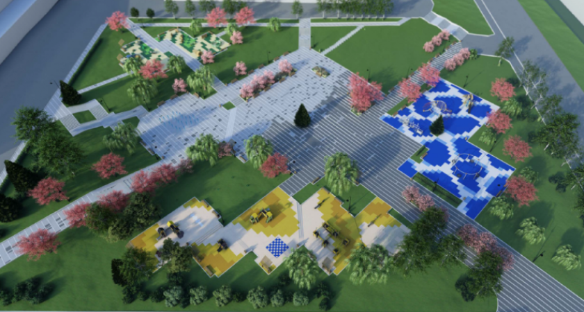 В Заволжском районе Костромы благоустроят сквер и построят “сухой” фонтан