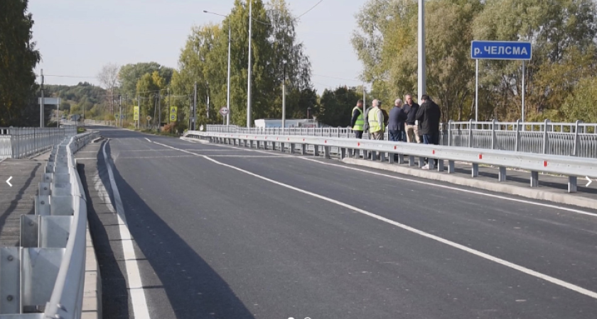 В Галичском районе отремонтировали мост через реку Челсму