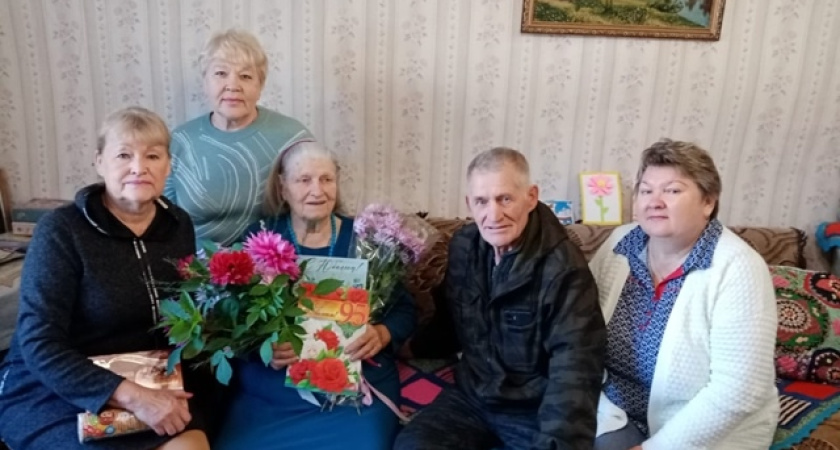 В Костромской области труженица тыла отметила 95-летний юбилей