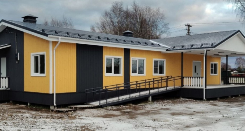 В Костромской области завершается строительство нового Дома культуры в Харитоново