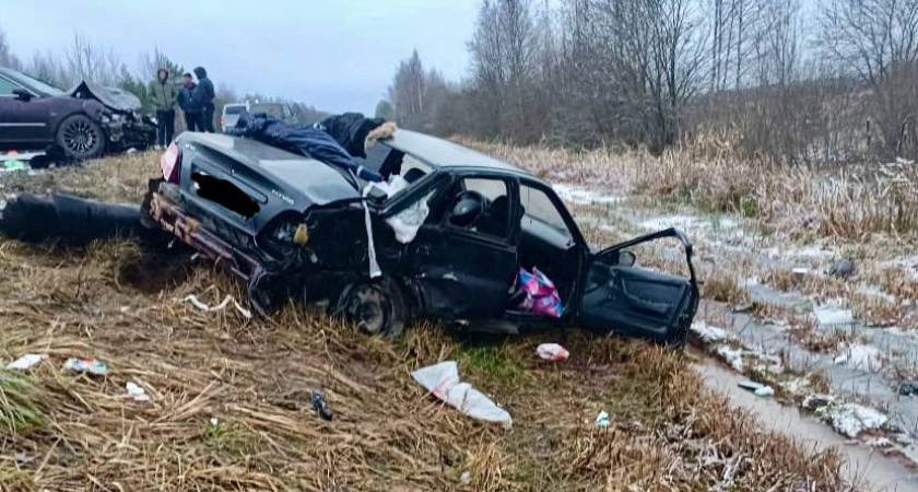 В Костромской области в лобовом столкновении тяжело ранены трое, среди них 10-летний ребенок
