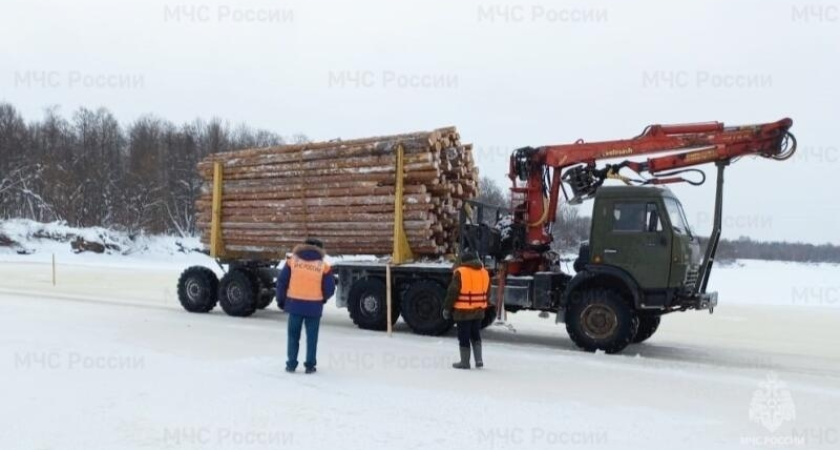 В Костромской области открыли еще одну ледовую переправу