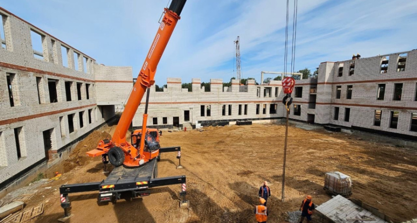 В Караваево строят школу на 1000 мест