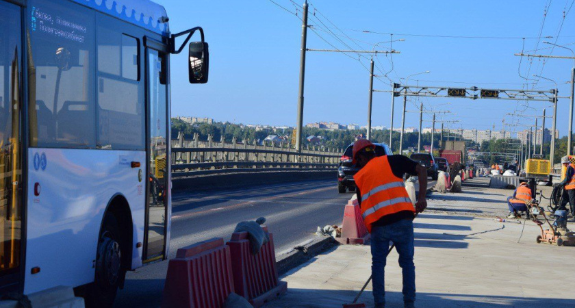 В Костроме мост через Волгу будут асфальтировать в ночь на 3 сентября