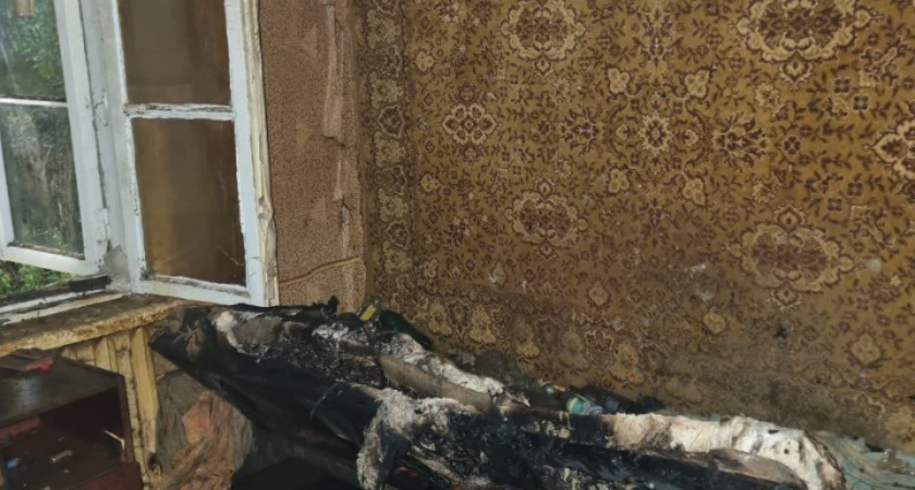 В Костроме произошел крупный пожар: один человек погиб, 16 эвакуированы