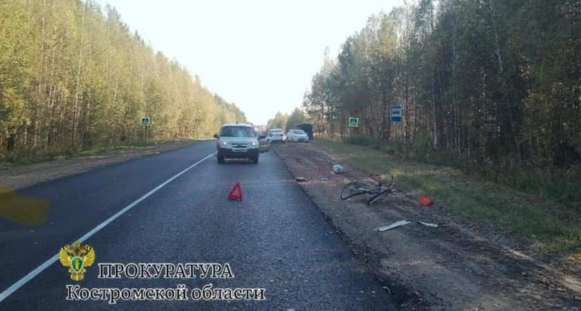 В Костромской области автоледи на “Ниве” сбила велосипедистку