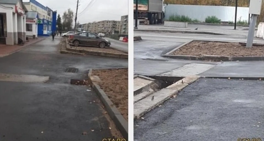 В Буе подрядчик подарил ребенку, который чуть не утонул в яме с водой, велосипед