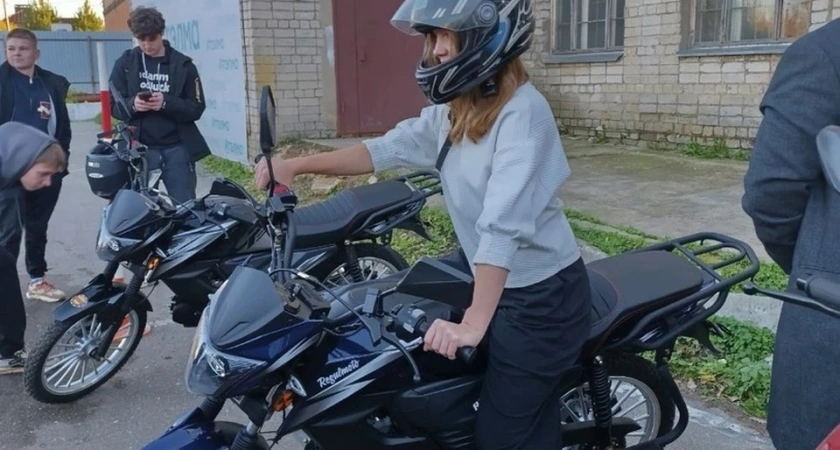 В Костроме на базе автотранспортного колледжа открыли новую мотошколу