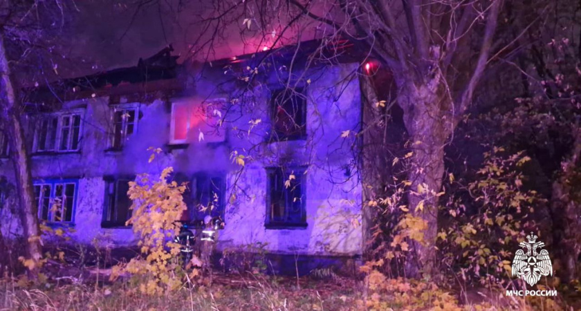 В Костромской области ночью произошло два пожара