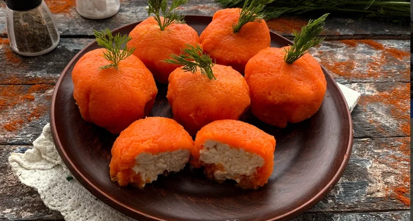 Заменит надоевшие бутерброды и тарталетки: эффектная закуска "Мандаринки" станет украшением новогоднего стола