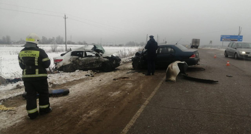 Водитель "КИА Рио" погиб на месте: в Галичском районе произошло смертельное ДТП