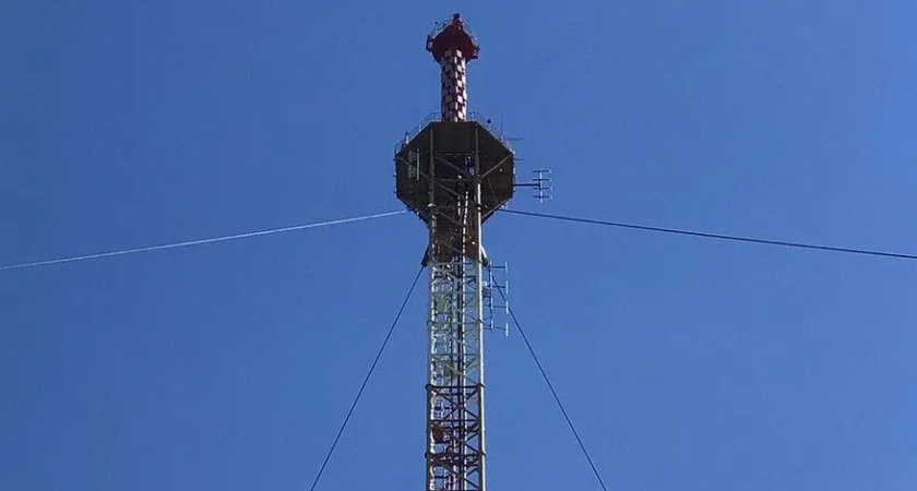 Костромская телебашня сменит подсветку в честь спасателей