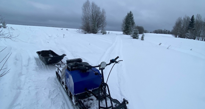 Закрытая черепно-мозговая травма: в Кадыйском районе 33-летний москвич серьезно пострадал в ДТП со снегоходом