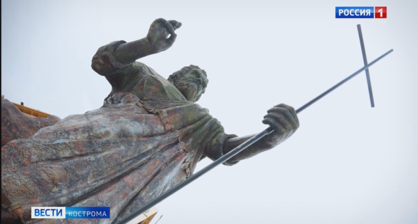 В Костроме фигура апостола Андрея Первозванного будет встречать волжские корабли