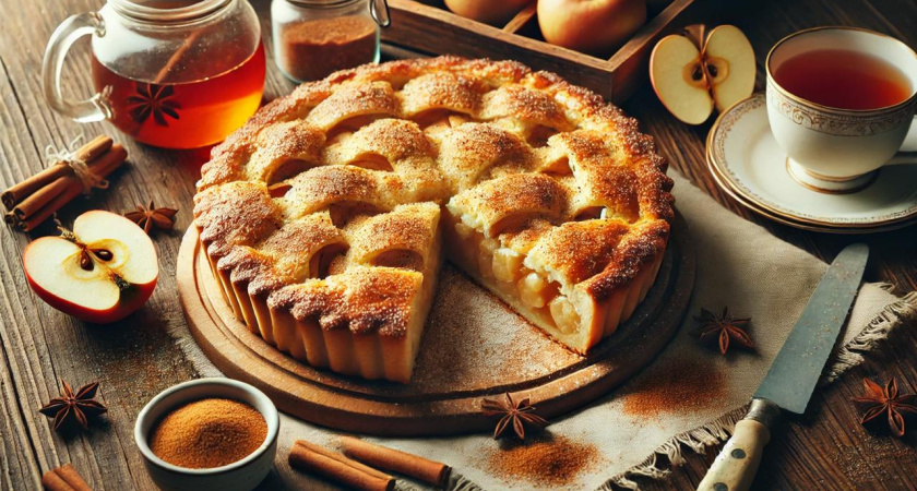 Замешиваем за 5 минут и подаем вкуснейший яблочный пирог: съедается до того, как успеет остыть — прекраснее шарлотки