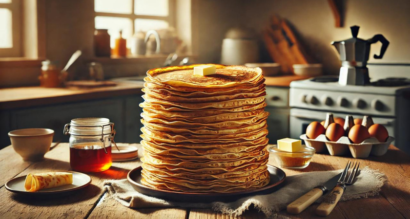 Для блинов на Масленицу - самое то:  в Росконтроле назвали топ-3 марки качественной муки - берите хоть 5 пачек