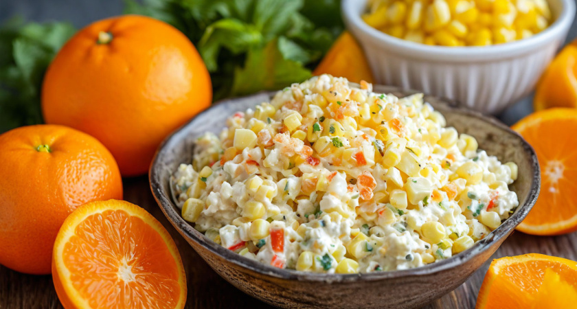 Нужно всего 4 простых продукта и получится невероятно вкусный салат - готовится за 3 минуты