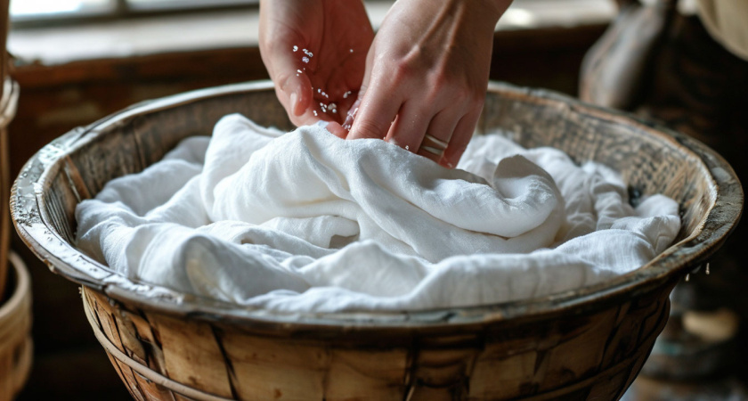 3 ложки на таз — и ваши вещи белее весенних подснежников: даже пожелтевшая "тряпка" ослепит белизной — лайфхак