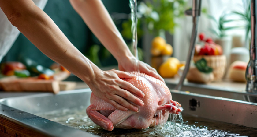 Нужно ли мыть сырую курицу перед готовкой? В Роскачестве поставили жирную точку в этом вопросе