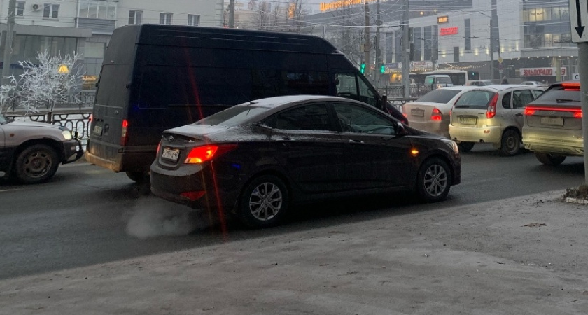 Новая разметка для общественного транспорта заставила костромичей встать в пробках