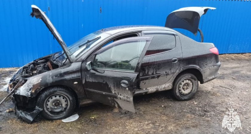 Из-за короткого замыкания в Буе загорелась иномарка