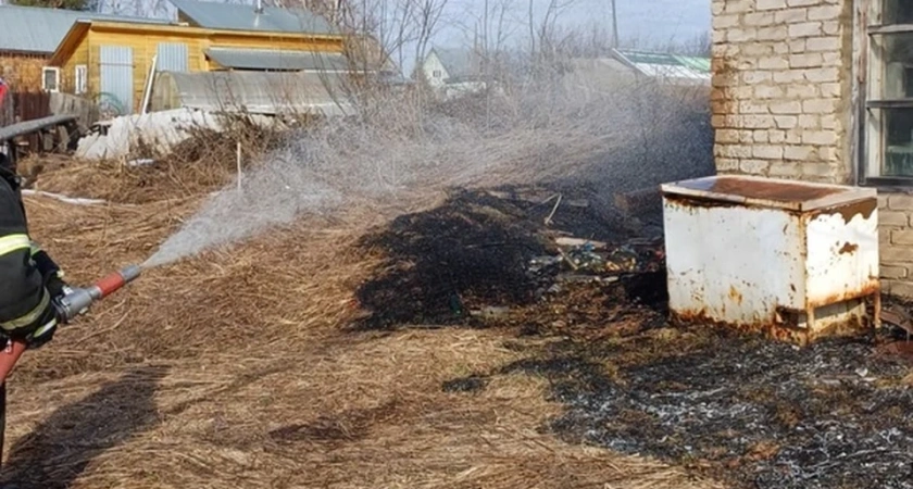 В Костромской области произошел пожар рядом с котельной детского сада