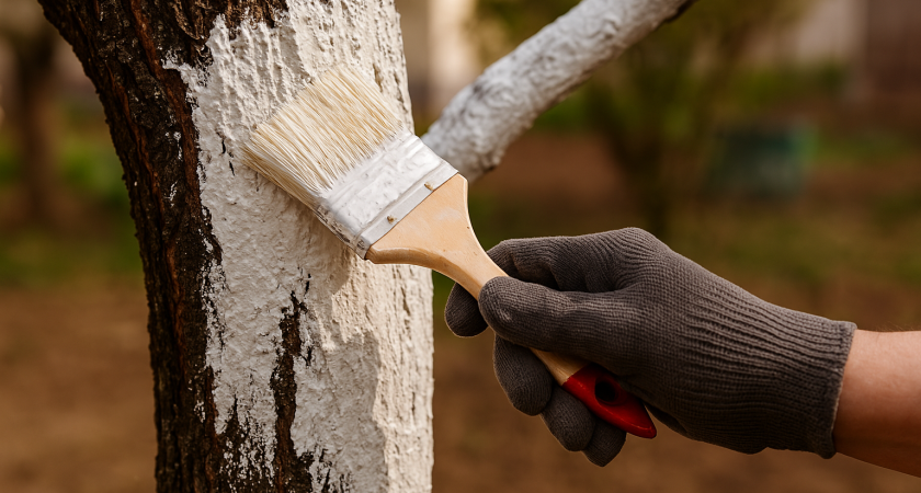 Никакие ливни побелке не страшны: подсыпаю к известке стакан порошка с кухни — держится год как новая и не осыпается