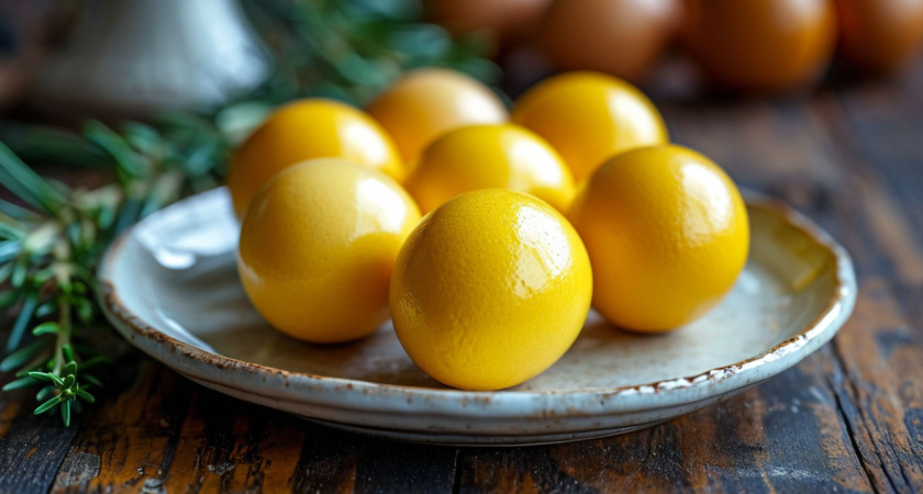 Яйца будут краше сочного лимона и ярче весеннего солнышка: крашу их в желтый цвет без химозы: шелуху отправляю в мусорку